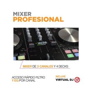 Controlador para Dj MixPad4 Ultra Sound - Image 3