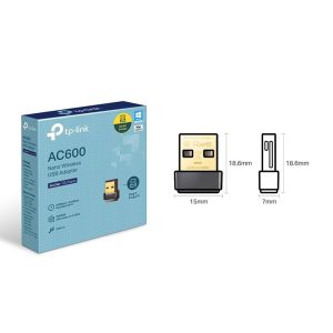 Adaptador Wifi Nano USB doble banda AC600 Archer T2U TP-Link - Image 2