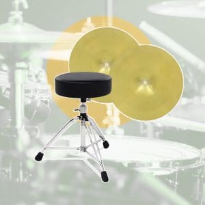 Bateria de 5 piezas DP-109CH22 Peace + Asiento y platillos - Image 3