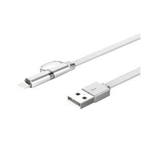 Cable de datos 2 en 1 LC84 Android / iOS - Image 3