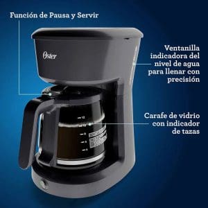 Cafetera Programable Oster 12 Tazas BVSTDCP12B-013 - Image 4