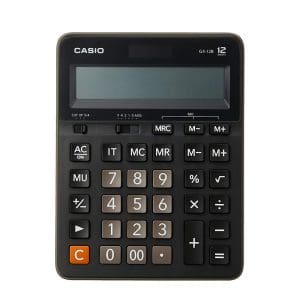 Calculadora de Mesa Casio 12 Dígitos GX-12B-BK - Image 1