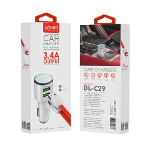 Cargador para el carro DLC-29 LDNIO Android / iOS - Image 3