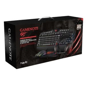 Combo Gaming 4 en 1 teclado + mouse + audifono + pad mouse KB501CM Havit - Image 3