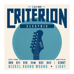 Cuerdas de metal para guitarra eléctrica C200T Criterion La Bella - Image 1