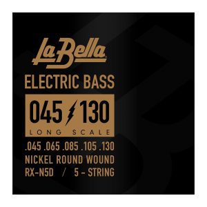Cuerdas para bajo de 5 cuerdas RX-N5D Nickel Plated La Bella - Image 1
