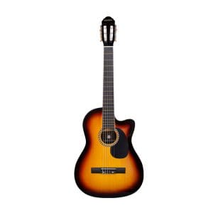Guitarra Electroacústica ECG-3960 Sakura Cuerdas de Nylon + Afinador - Image 3