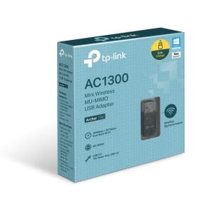Mini Adaptador USB Inalámbrico Archer T3U MU-MIMO AC1300 - Image 2