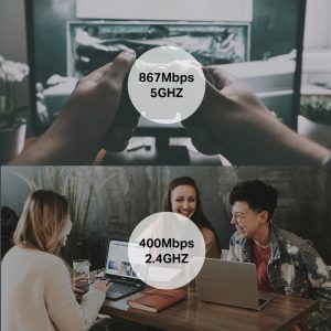 Mini Adaptador USB Inalámbrico Archer T3U MU-MIMO AC1300 - Image 4