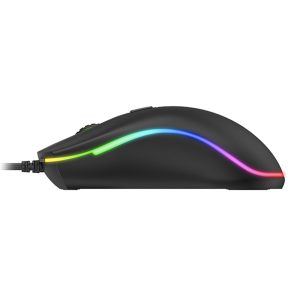 Mouse USB con luz RGB MS72 negro Havit - Image 3