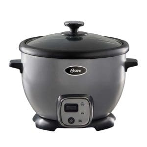 Arrocera multiusos Oster acero inoxidable de 12 tazas con función sofrito CKSTRC7030S - Image 1