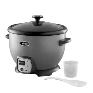 Arrocera multiusos Oster acero inoxidable de 12 tazas con función sofrito CKSTRC7030S - Image 3