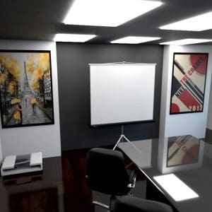 Pantalla de proyección con trípode de 86p KPS-102B Klip Xtreme - Image 4