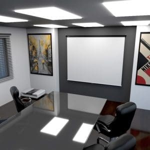 Pantalla de proyección de techo y pared de 120p KPS-304 Klip Xtreme - Image 4