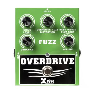 Pedal de guitarra XVIVE W2 OVERDRIVE FUZZ GREEN - Image 2