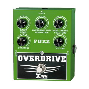 Pedal de guitarra XVIVE W2 OVERDRIVE FUZZ GREEN - Image 1