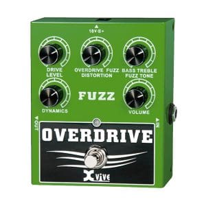 Pedal de guitarra XVIVE W2 OVERDRIVE FUZZ GREEN - Image 1