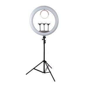 Aro de Luz 22p con triple soporte LJJ-22 - Image 1