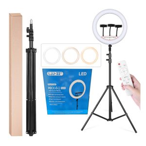 Aro de Luz 22p con triple soporte LJJ-22 - Image 4