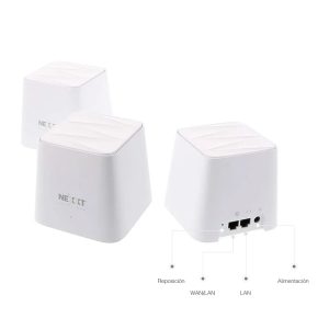 Sistema Wifi Mesh Vektor 3600SC Nexxt 1200AC Mbps Kit por 3 - Image 4