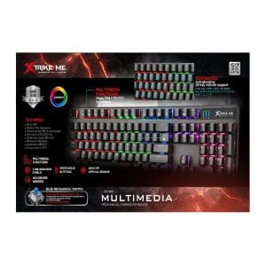 Teclado Mecánico Gaming Trike Me Rainbow GK-980 - Image 3