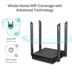 Router WiFi Wireless MU-MIMO AC1200 ArcherC64 Tp-Link - Image 5