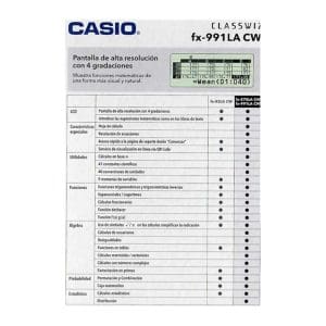 Calculadora Científica FX-991LA WC 550 Funciones Casio - Image 4