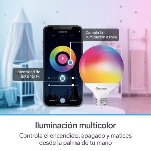 Foco Inteligente Globo LED RGB de 15W SHOME-122 Steren - Image 3