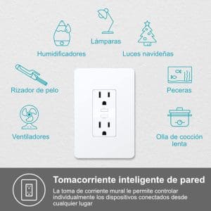 Enchufe Inteligente 2 Tomas KASA Smart KP200 Tp-Link - Image 5