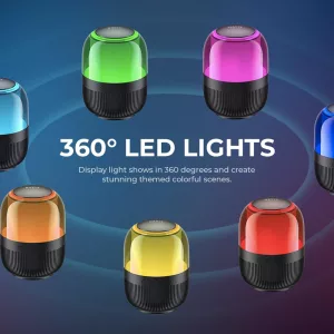 Parlante Portátil 360 multicolor SK889BT Havit - Image 4