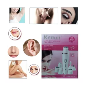 Depilador Femenino Recargable 7 en 1 KM-375 Kemei - Image 4