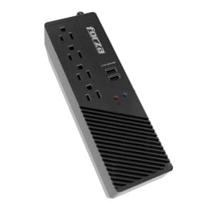 Regulador de Voltaje 1000VA/500W 4 salidas AC - 2USB 115V Forza - Image 2