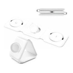 Cargador inalámbrico 3 en 1 WLC1408 Vidvie - Image 3