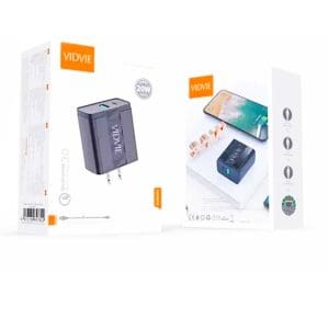 Cargador para Celular Carga Rápida 18w PML349T Vidvie - Image 2