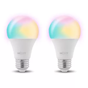 Foco LED Inteligente Wifi Multicolor 800 Lumens NHB-C110 X2 Nexxt - Image 1