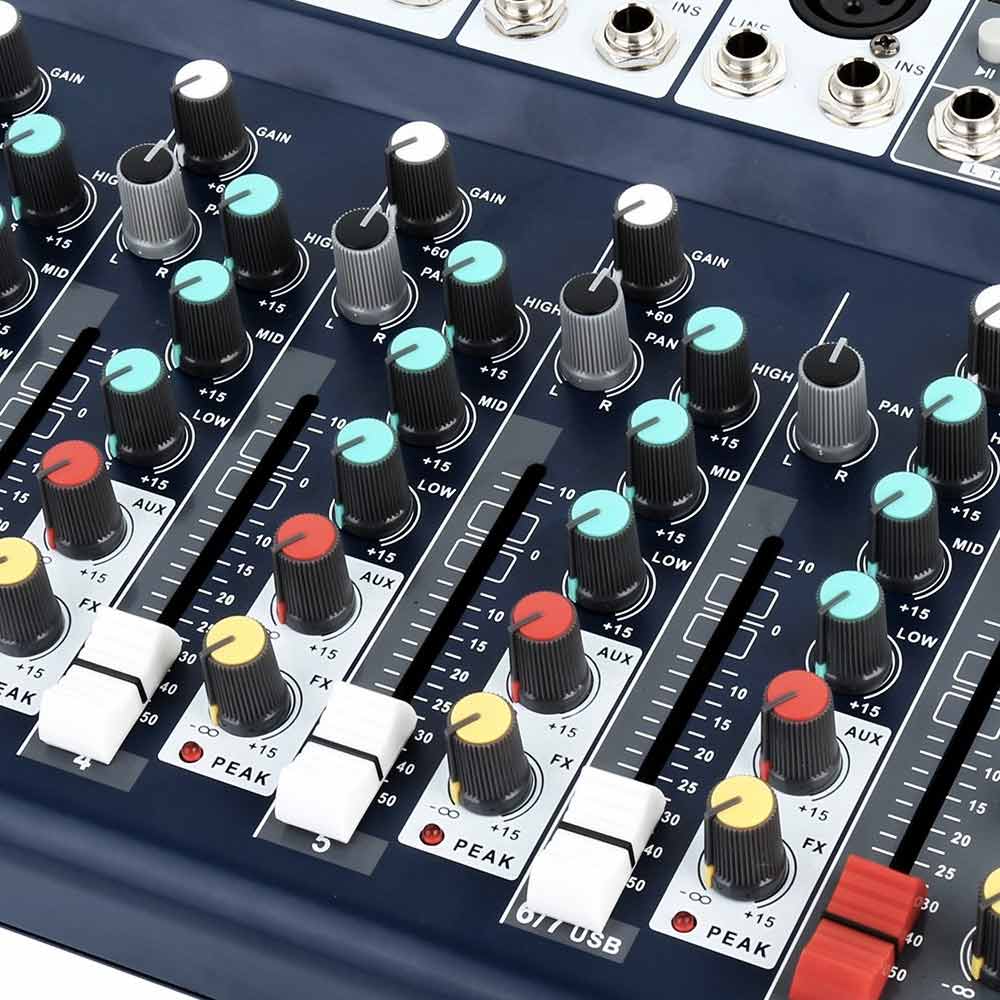 Consola de 7 Canales F7-USB Fzone - La Victoria - Ecuador