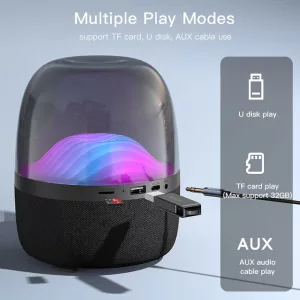 Parlante bluetooth con luz NL36 Ezra - Image 3