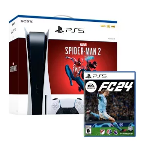 PlayStation 5 + Spiderman2 + FC24 Edición BluRay 825GB CFI-1215A PS5 Sony - Image 1