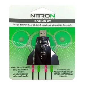 Tarjeta de sonido USB SOUND02 PD560 Nitron - Image 4