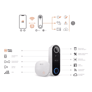 Timbre con Cámara inteligente NHC-D100 Nexxt - Image 3
