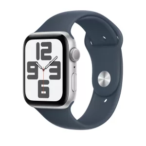 Apple Watch SE 2 44mm Silver Aluminium + Storm Blue Sport Band Apple - Image 2
