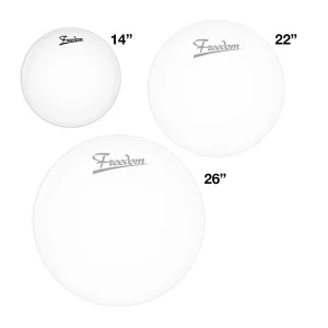 Parche para tambor Blanco de 14p SPC-14 Freedom - Image 4