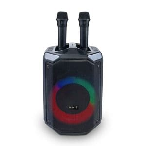 Parlante portátil 40w + 2 Micrófonos Inalámbricos SQ143BT Havit - Image 1