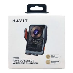 Soporte de celular para vehículo con carga inalámbrica W3033 Havit - Image 5