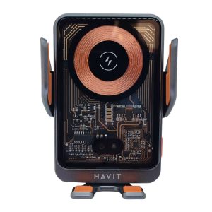 Soporte de celular para vehículo con carga inalámbrica W3033 Havit - Image 2