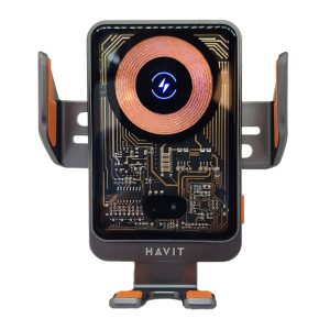 Soporte de celular para vehículo con carga inalámbrica W3033 Havit - Image 1