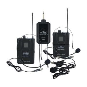 Micrófono inalámbrico doble Corbata/Diadema D2LH Grober - Image 3