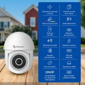 Cámara de vigilancia Wifi de 3mpx para exterior Steren - Image 4