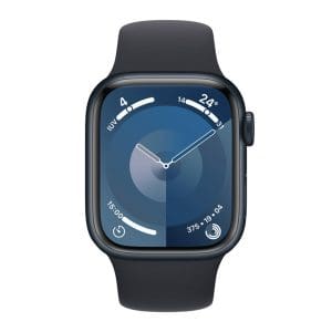 Apple Watch Series 9 de 41mm Aluminium Black + Black Band - Image 1