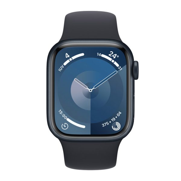 APPLE-WATCH-SERIES-9-41MM-ALUM-BLACK-MIDN-S-M-BAND-BLK-A2978-MR8W3CLA-APPLE---2